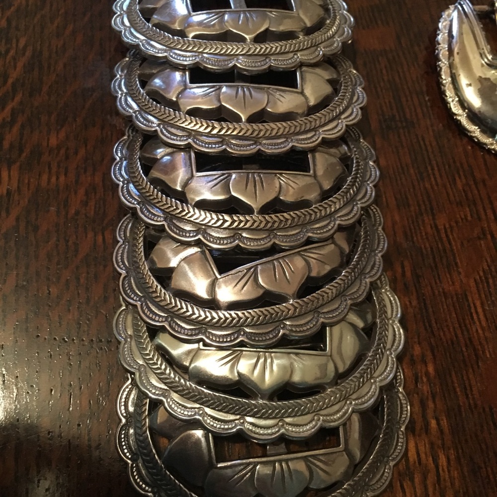 Sunflower Conchos for Brighton belt